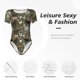 thumbnail image 4 of Balery Farm Animals Body de cuello redondo de manga corta para mujer Tops de manga corta Tops básicos-Small, 4 of 7