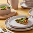 thumbnail image 2 of Stone Lain Jade Stoneware 16 Piece Dinnerware, Dish Set with Service for 4, Taupe, 2 of 6