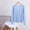 Blue, variant on Lightweight Comfort Soft Work Blouse Going Out Tops Linen Shirts for Women Spring Trendy Casual Summer Tops Loose Cardigan White M
