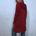 thumbnail image 6 of Enjoytime Fall Winter Long Cardigans for Women Long Sleeve Open Front Hooded Knit Coat Warm Cozy Casual Oversized Outerwear with Pockets, 6 of 6