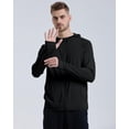 thumbnail image 3 of Locachy Veste à Capuche Légère pour Hommes UPF 50+ Protection Solaire Extérieure à Fermeture Éclair Complète Manches Longues pour la Pêche Randonnée Performance, 3 of 8
