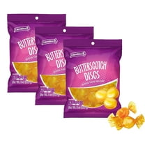 Colombina Butterscotch Discs - Artificial Flavor Hard Bulk Candy – Old Fashioned Snack Bursting with Rich, Buttery Flavor - Individually Wrapped Treats for Parties  (114 count) - 3 Pack – 8 Oz