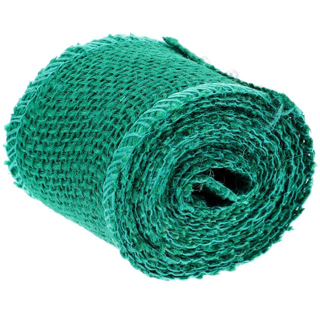 CRAFTHROU Rollo De De Arpillera Verde Para Navideña Y Manualidades