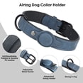 thumbnail image 2 of Pet Artist Leather Dog Collar with AirTag Holder Case, Soft Padded Air Tag Dog Pet Collars, 2 of 13