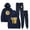 Navy, variant on Happy Gilmore 2 Men/Women Fall Suit Hoodies Sportswear Hooded Ankle Banded Pant Two Piece Set