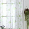 thumbnail image 4 of VerPetridure Leaves Sheer Curtain Tulle Window Treatment Voile Drape Valance 1 Panel Fabric, 4 of 5
