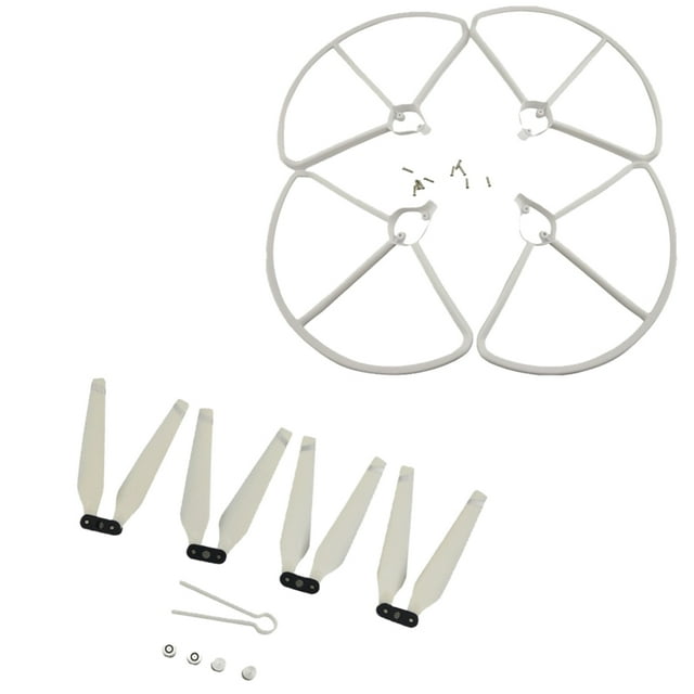 4 Unids Cubierta de Protección Hélice Anti- Reemplazable Quadcopter RC Blanco perfke Cubierta protectora de la hélice