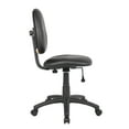 thumbnail image 6 of Boss Office Products Armless Vinyl Diamond Task Chair with Casters, Black, 6 of 13