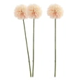 thumbnail image 3 of Ramo de 3 bolas de crisantemos artificiales, decoración floral simulada Rosa claro, 3 of 8