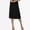 *Black, variant on ClodeEU Women's Blazer Skirt,High Waist Knee Length A Line Casual Skirt ,Pleated Work Mid Long Skirt Black,Womens Plus L