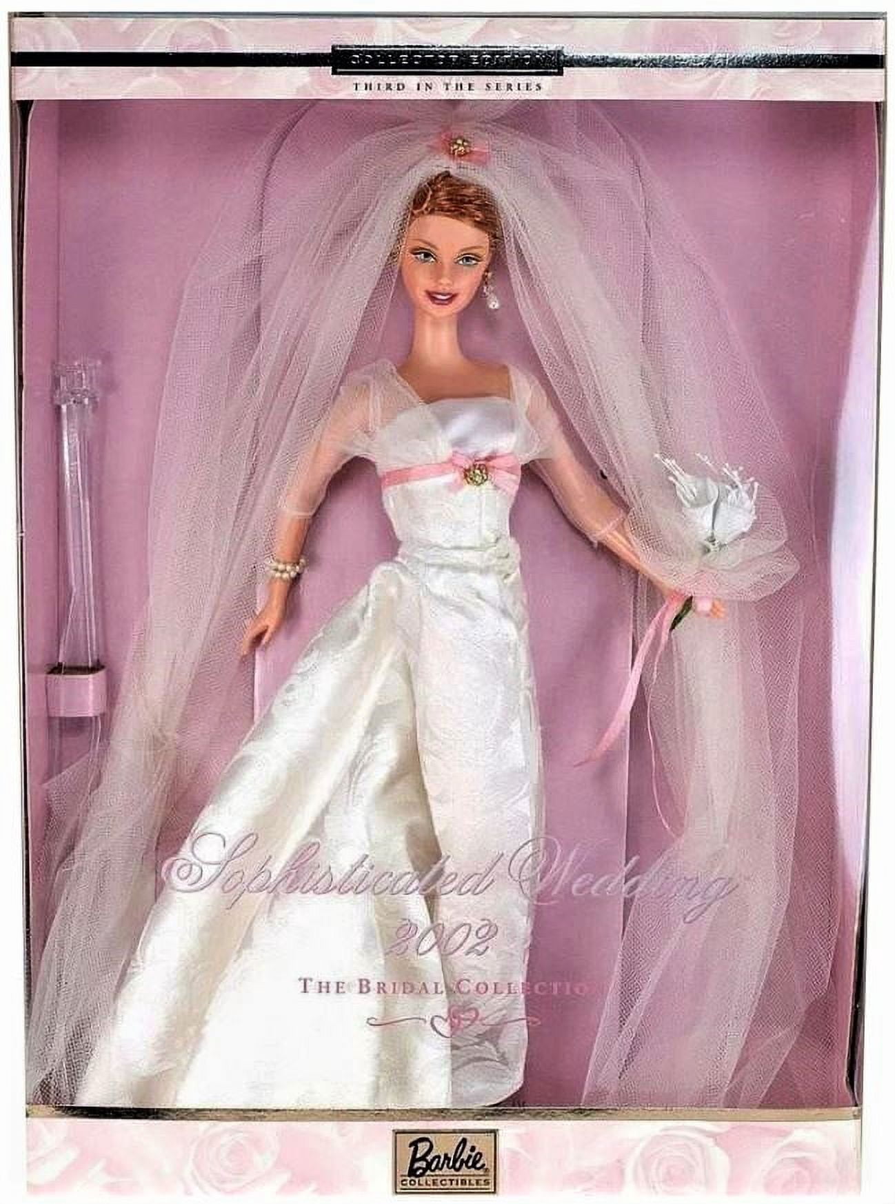 Barbie Sophisticated Wedding Doll - Detailed Wedding Dress With Veil & Flowers, Mint In Box
