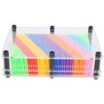 thumbnail image 2 of LAFGUR Clone Pin Art Toy, Portable Durable Sturdy Fun Transparent Frame Pin Art Toy, Original For Office Adults Children Home, 2 of 8