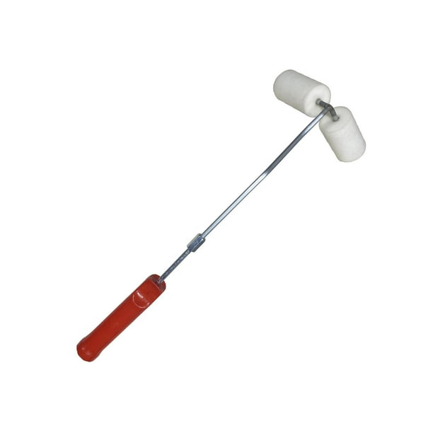 Double Sided Paint Roller BrushRight Angle Paint Brush,Flexible Paint Brush,Extender Paint