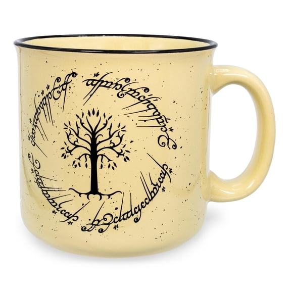 The Lord of the Rings Gondor Elven Script Ceramic Camper Mug