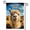 A, variant on XaaKee Garden Flag, Animal Photography Goat Spring Garden Flag, Double-Sided High-Quality White Linen Small Garden Flags, 12x18Inch