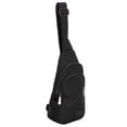 thumbnail image 3 of Chest Bag, Comfortable Adjustable Shoulder Messenger Bag Waterproof  For Men For Travel Black, 3 of 8