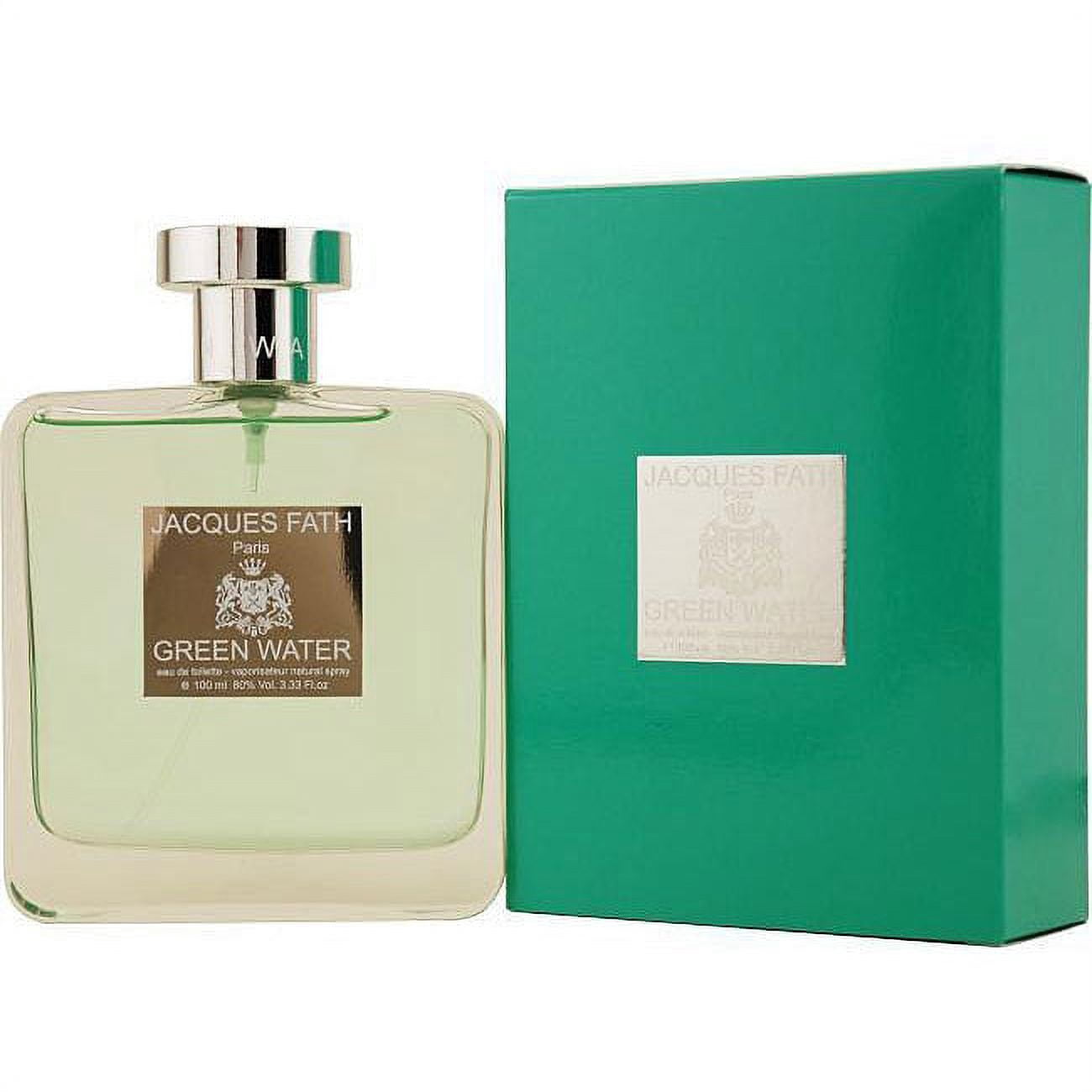 GREEN WATER * Jacques Fath 3.33 oz / 100 ml Eau de Toilette Men Cologne Spray