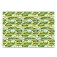 thumbnail image 1 of Banana Cutting Board, Tropical Fruits on Leaves Aloha Vibes Exotic Summer Pattern Repetition, Decorative Tempered Glass Cutting and Serving Board, in 3 Sizes, by Ambesonne, 1 of 2