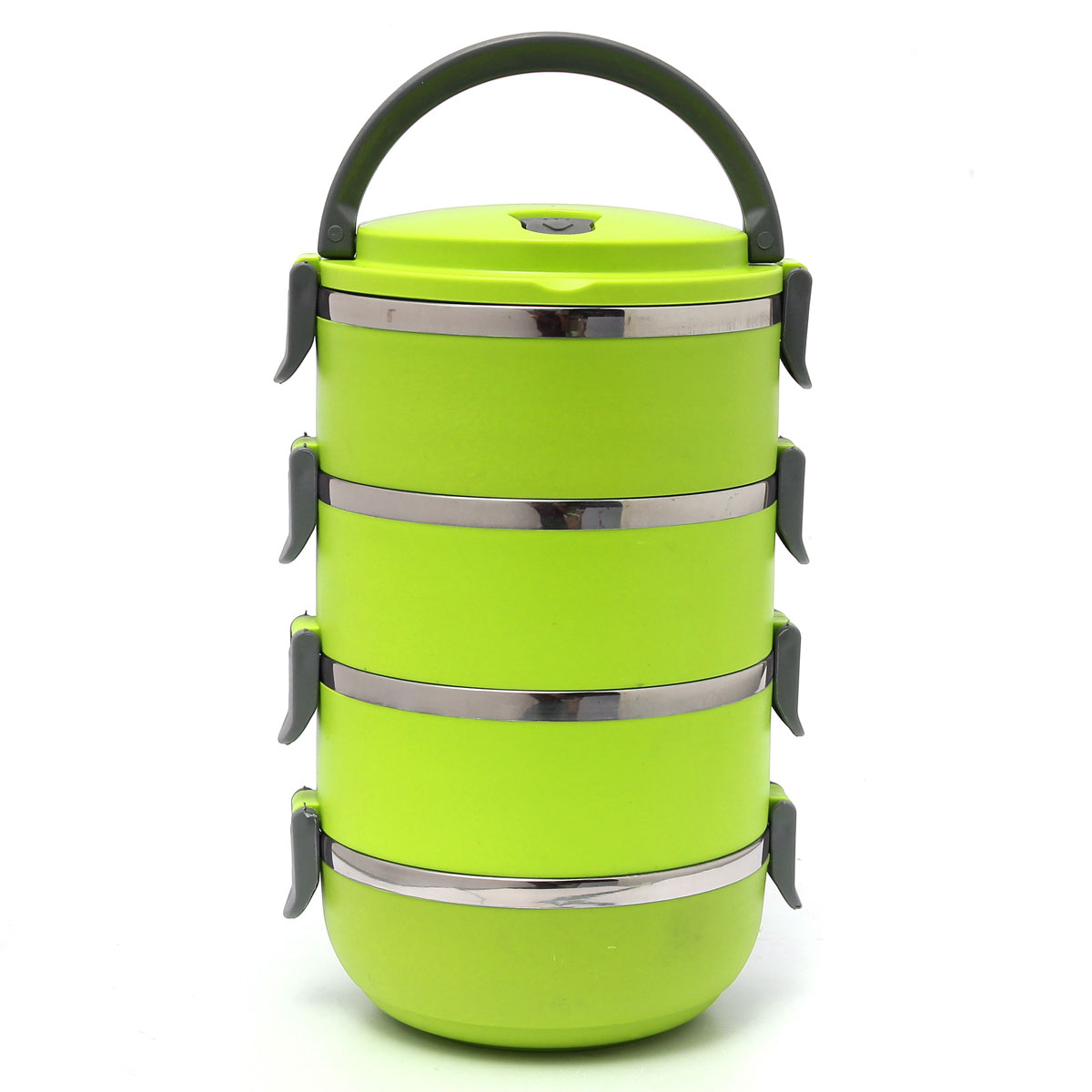 Portable Large Insulated Stainless Steel Microwavable 2/3/4Tier Lunch