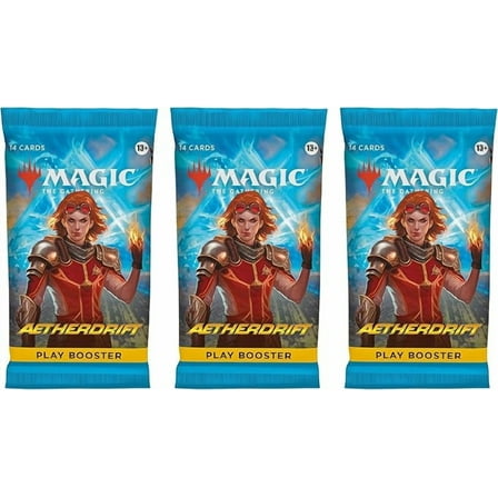 3 Packs MTG Play Booster Pack Lot for MTG Aetherdrift