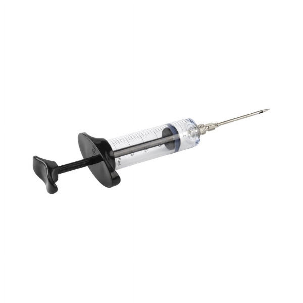 Mainstays Plastic and Stainless Steel Needle Bulb Flavor Injector, 30 ml