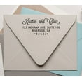 thumbnail image 3 of Printtoo Self Inking Wedding Invitation Rubber Stamp Personalized Custom Address Stamp Gift Idea, 3 of 6