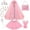 Pink, variant on Princess Dress Up kids Costume Props Halloween Christmas gifts,11Pcs Fairy Princess for Toddler Girls Costume Sets Cape Wand Headband Tutu Skirt Jewelry New Year Gifts for Girls3 4 5 6 7 8 Year Old