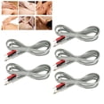thumbnail image 4 of Electrodo TENS Machine Wires, Electrode Lead Wire 2 En 1 5pcs Práctico Y Confiable Para La Máquina De Terapia Digital Para Uso En Viajes En El Hogar ANGGREK Otros, 4 of 8