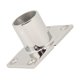 thumbnail image 4 of Boat Handrail Fitting Rectangular Base Silver Rugged Rustproof Boat Deck Handrail Rectangular Base for Boat Marine Yacht 90°25MM/1in, 4 of 4