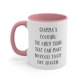 thumbnail image 3 of Grandma Gifts Two-Tone 11oz Mug "Gramma's cooking: the only thing that can, 3 of 4