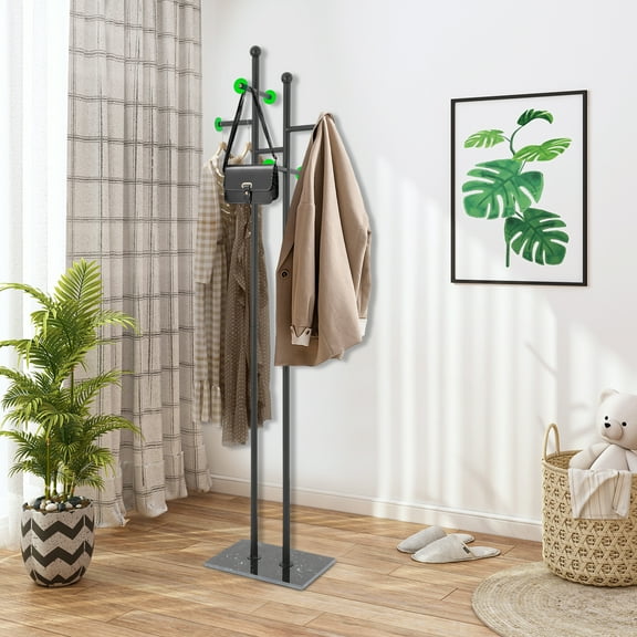 Heavy Duty Clothing Rack, Garment Rack, Clothing Rack Black 15*10.2*68.9 in