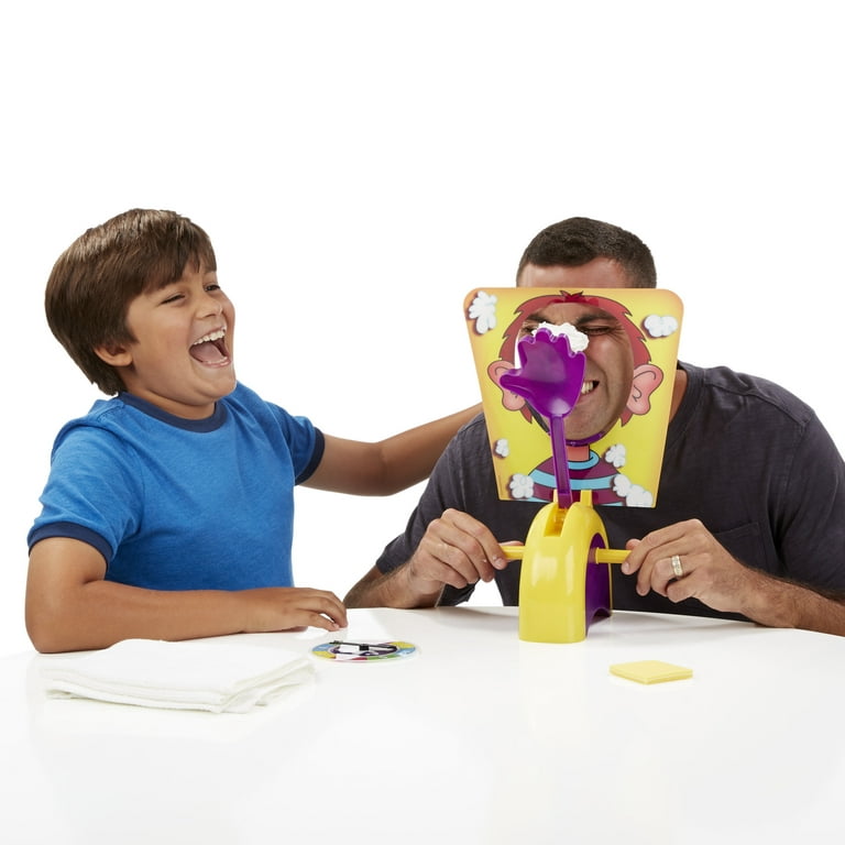 Hasbro Gaming Pie Face Game  Whipped Cream Family Board Game for