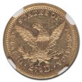 thumbnail image 3 of 1879-S $2.50 Liberty Gold Quarter Eagle AU-58 NGC, 3 of 3