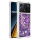 thumbnail image 2 of Funda para Xiaomi Poco X6 Pro 5G con Brillo Líquido Flotante, Purpurina, Parachoques y Anillo Giratorio Soporte, 2 of 5