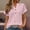 Pink, variant on Womens Knit Tops 2 Piece Linen Set For Women Petite Womens Suits 2 Piece Set Business Women Business Suits 2 Piece Set Vacation Clothes Pants Sets Women 2 Piece Outfits