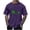 Purple(New), variant on PNTUTB St. Patrick's Day Men's Fashion Print Casual Loose Comfortable Short Sleeve Crew Neck Pullover Tops