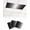 Black, Charcoal, Slate, variant on 1 Pack Fluorescent Light Cover for Ceiling Lights, Pink Ombre Magnetic Classroom Light Filters 4x2 Feet, Aesthetics Modern Abstract Art Gradient Decorative Ceiling Shade Panel for Office