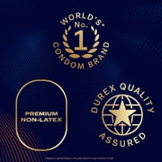 Durex Intense Nitrile Condoms, Ultra Thin Premium Non Latex Condoms Lubricated with Silicone Lube, 10 ct
