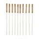 thumbnail image 1 of Pinchos barbacoa Acero Inoxidable Sincero juego 10 mango Madera, 1 of 10