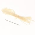 thumbnail image 4 of Cubierta de volante de cuero artificial para camión de coche con DIY Beige kusrkot Cubierta del volante, 4 of 8