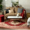 thumbnail image 2 of Well Woven Malish Red Traditional Oriental Medallion Area Rug 8x10 (7'10" x 9'10"), 2 of 8