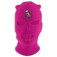thumbnail image 1 of Gravity Threads T-Rex Skeleton 3-Hole Ski Mask - Hot Pink, 1 of 2