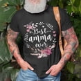 thumbnail image 3 of Best Amma Ever Thanksgiving Floral Funny Gifts Gift For Womens Unisex TShirt, 3 of 6