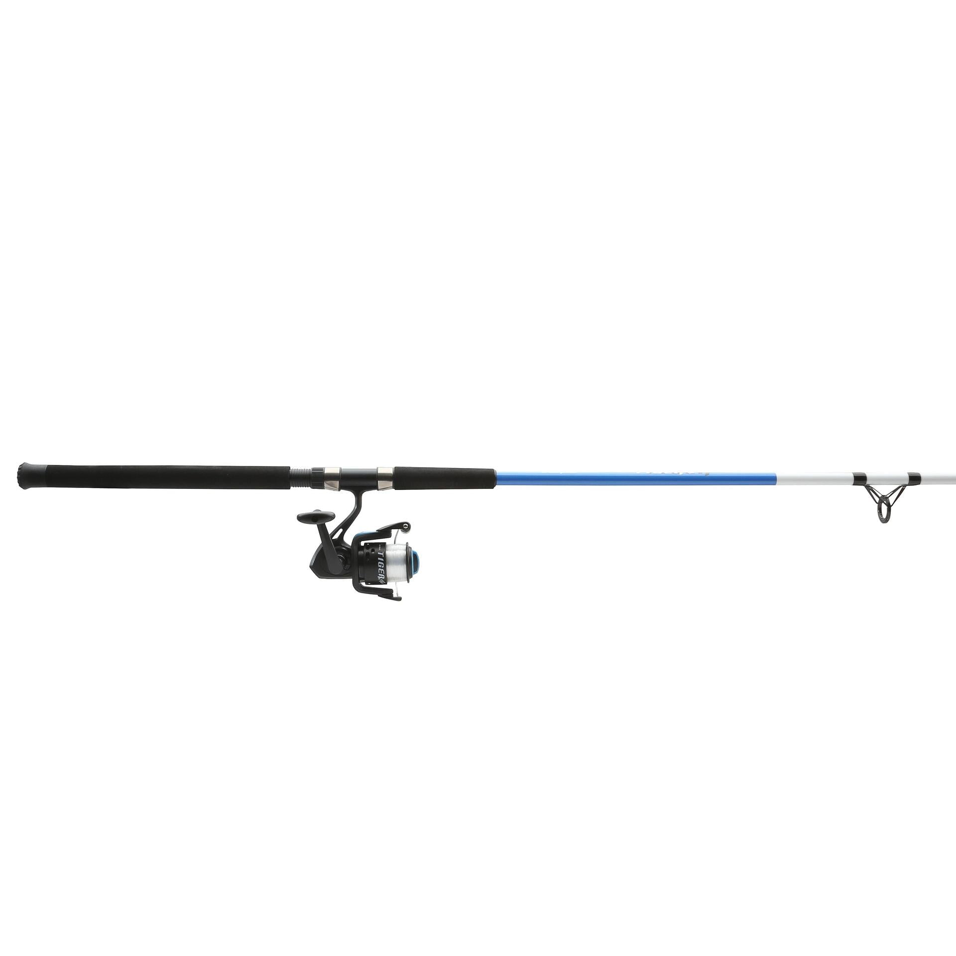 Shakespeare Tiger Spinning Reel and Fishing Rod Combo, 9' 2-Piece Rod