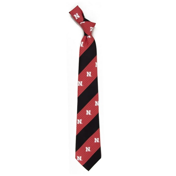 Men's Nebraska Huskers Geo Stripe Tie