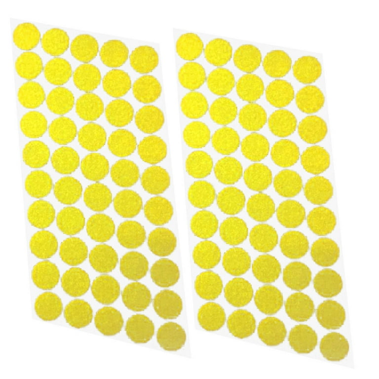 20mm White Round Coins Dots Self Adhesive Velcro Dots Hook and Loop 100PCS
