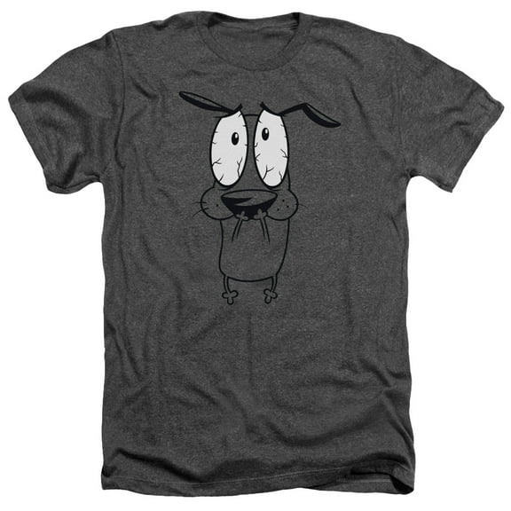 Courage The Cowardly Dog - Scared - Heather Short Sleeve Shirt - XXX-Large
