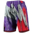 thumbnail image 4 of Men's Mitchell & Ness Purple Toronto Raptors Hardwood Classics 1998 Hyper Hoops Swingman Shorts, 4 of 4