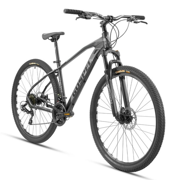 Bicicleta Montaña Gospel R29 Aluminio 24 Vel Negro Race