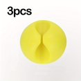 thumbnail image 1 of 1/2/3/5/10/20 Pcs Silicone Cable Organizer, Data Cable Storage And Finishing Buckle,, 1 of 5